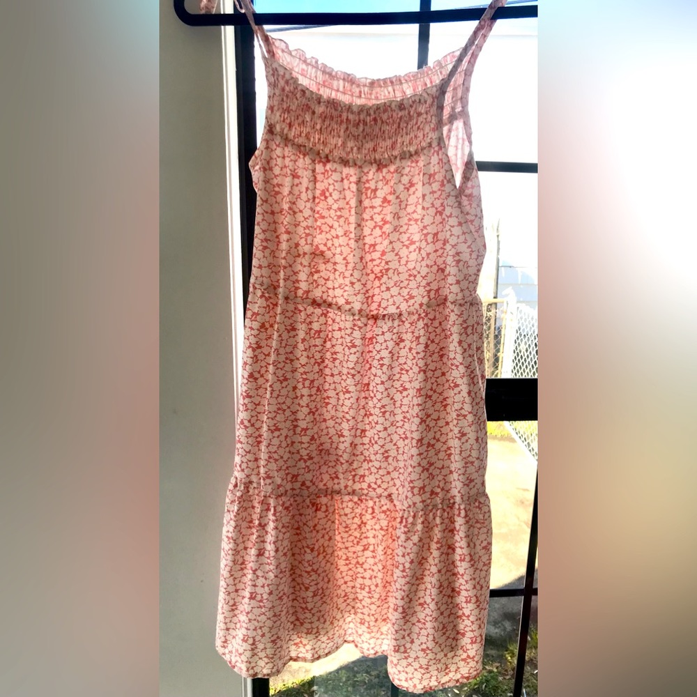 ZOY Pink Festive Floral Midi Spring Dress size S